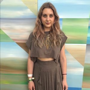 Free People Sundown Skirt Set Size Small